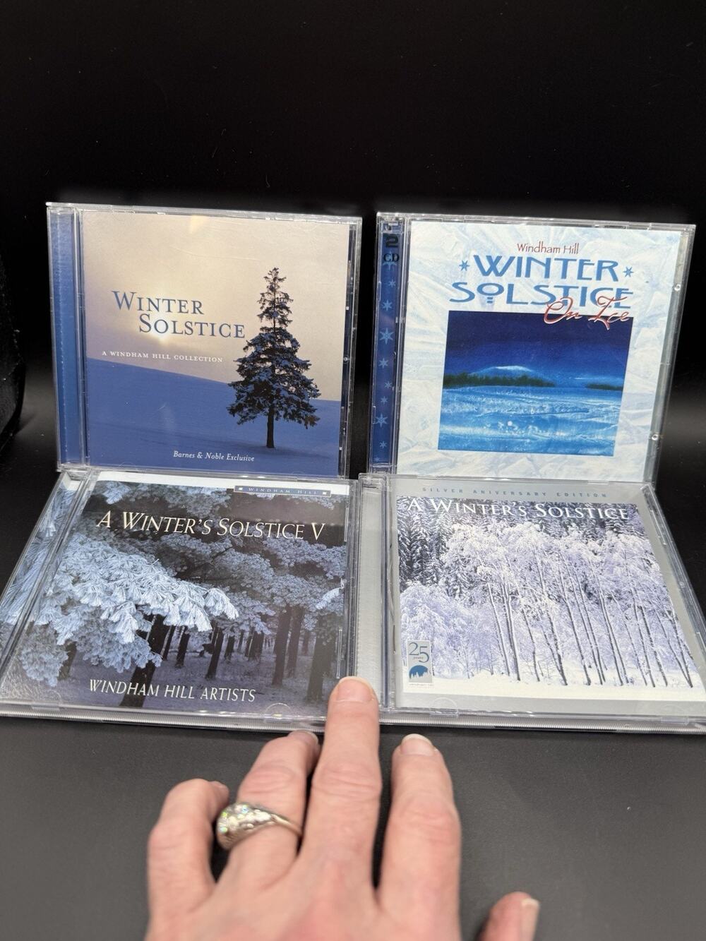 WINDHAM HILL - A Winter's Solstice Lot Of 4 Records Piano Music CDs Lot